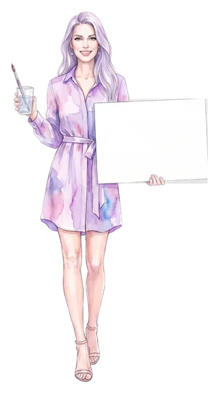 A woman holding a board with the card name: Great Canadian Rewards